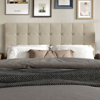 Ecorse Tufted Upholstered Headboard with Button Tufting and Foam Padding