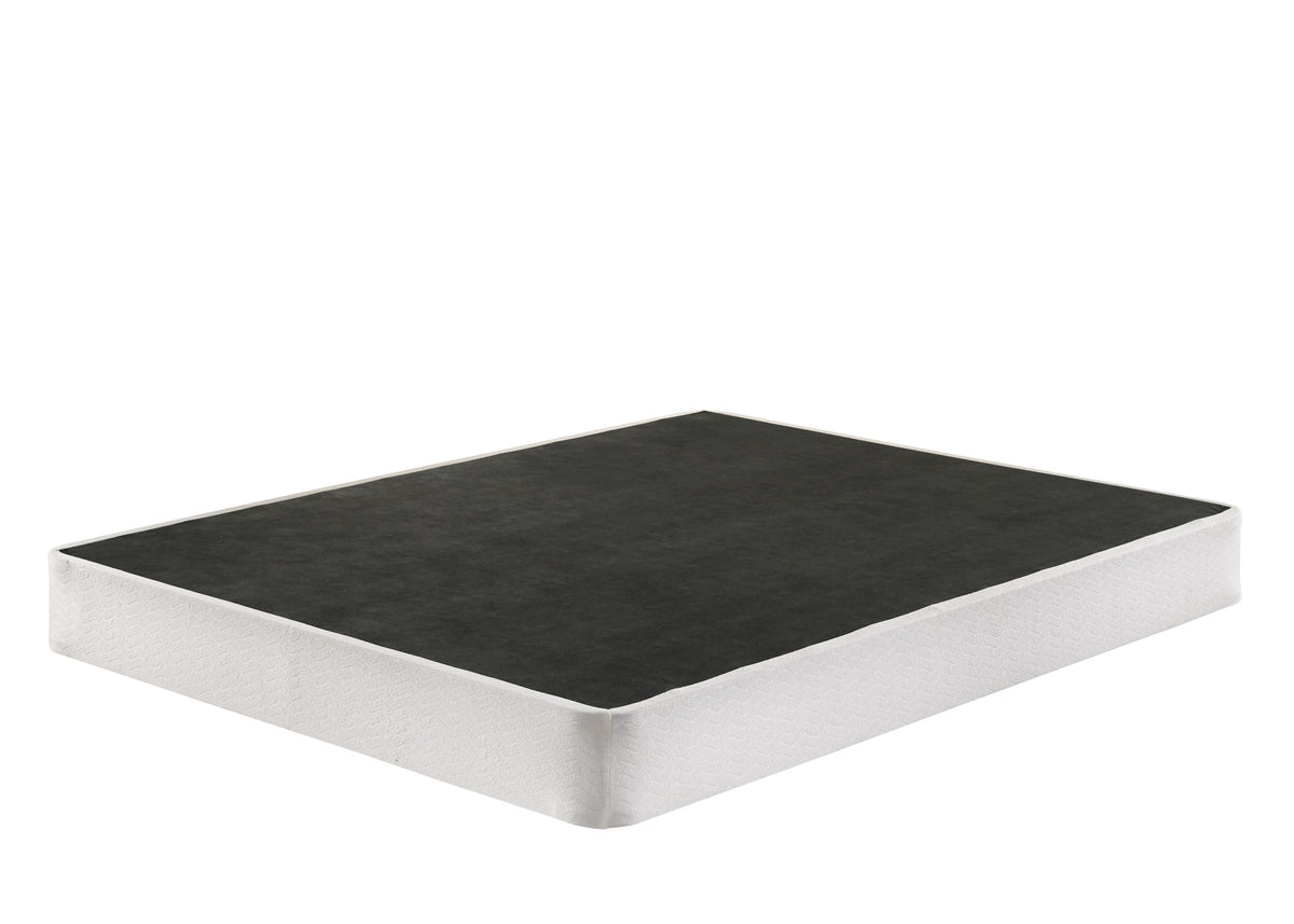 Home Design Canton Standard Profile Metal Box Spring, Mattress Metal Foundation, Fabric Cover Included, Easy Assembly