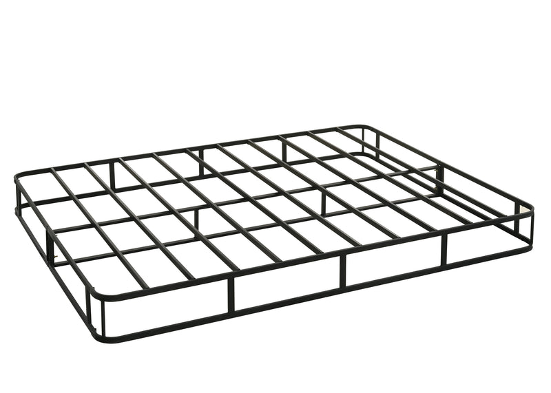 Home Design Canton Standard Profile Metal Box Spring, Mattress Metal Foundation, Fabric Cover Included, Easy Assembly
