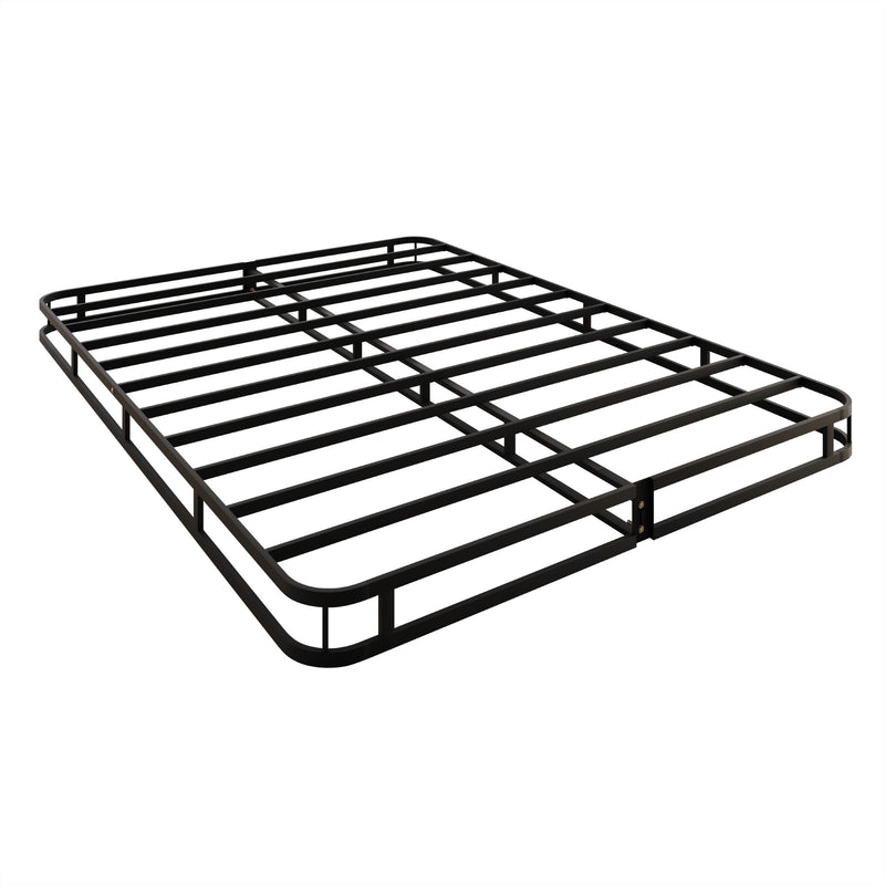 Home Design Concord Metal Box Spring, Black/White