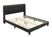 Home Design Evelyn Upholstered Platform Bed Frame