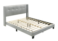 Home Design Evelyn Upholstered Platform Bed Frame