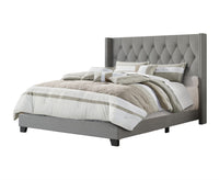 Home Design Danbury Tufted Upholstered Panel Bed Frame For Adult, Box Spring Required (Sold Separately)