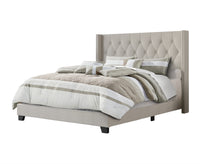 Home Design Danbury Tufted Upholstered Panel Bed Frame For Adult, Box Spring Required (Sold Separately)