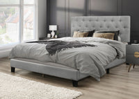 Home Design Dillon Tufted Upholstered Panel Bed Frame For Adult