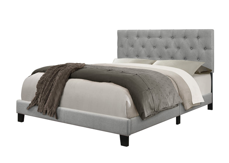 Home Design Dillon Tufted Upholstered Panel Bed Frame For Adult