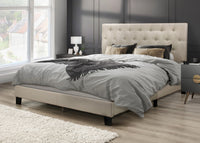 Home Design Dillon Tufted Upholstered Panel Bed Frame For Adult