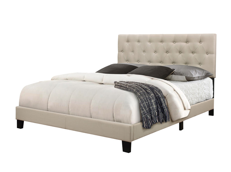 Home Design Dillon Tufted Upholstered Panel Bed Frame For Adult