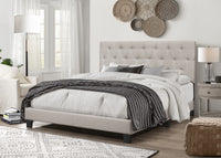 Home Design Dillon Tufted Upholstered Panel Bed Frame For Adult