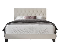 Home Design Dillon Tufted Upholstered Panel Bed Frame For Adult