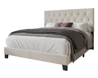 Home Design Dillon Tufted Upholstered Panel Bed Frame For Adult