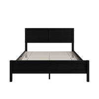 Home Design Norton Solid Wood Platform Bed With Slats Support, No Box Spring Required, Easy Assembly