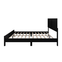 Norton Solid Wood Platform Bed With Slats Support, No Box Spring Required, Easy Assembly