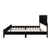 Home Design Norton Solid Wood Platform Bed With Slats Support, No Box Spring Required, Easy Assembly