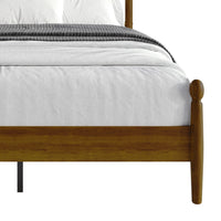 Home Design Downey Solid Wood Platform Bed With Spindle Headboard, No Box Spring Required