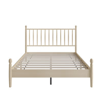 Home Design Downey Solid Wood Platform Bed With Spindle Headboard, No Box Spring Required