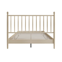Home Design Downey Solid Wood Platform Bed With Spindle Headboard, No Box Spring Required