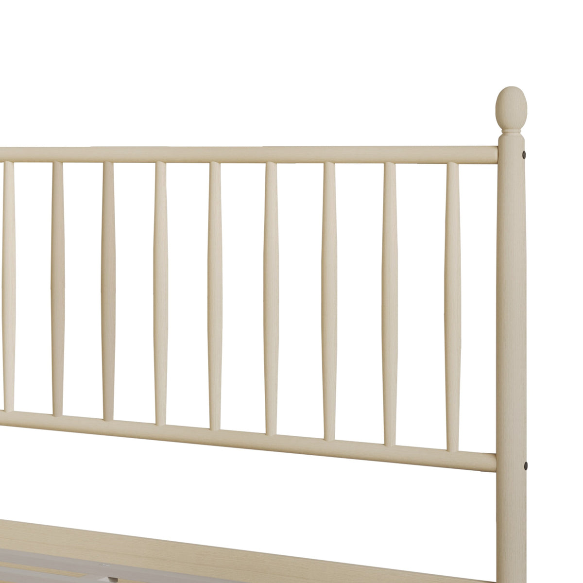 Home Design Downey Solid Wood Platform Bed With Spindle Headboard, No Box Spring Required