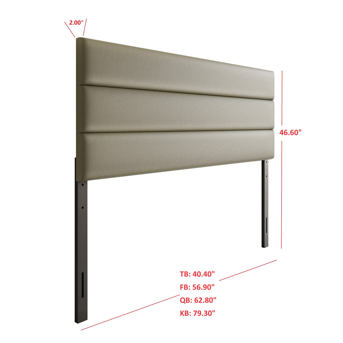 Home Design Scranton Upholstered Headboard