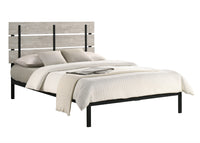 Home Design Hayward Metal Platform Bed Frame, Gray