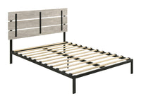 Home Design Hayward Metal Platform Bed Frame, Gray
