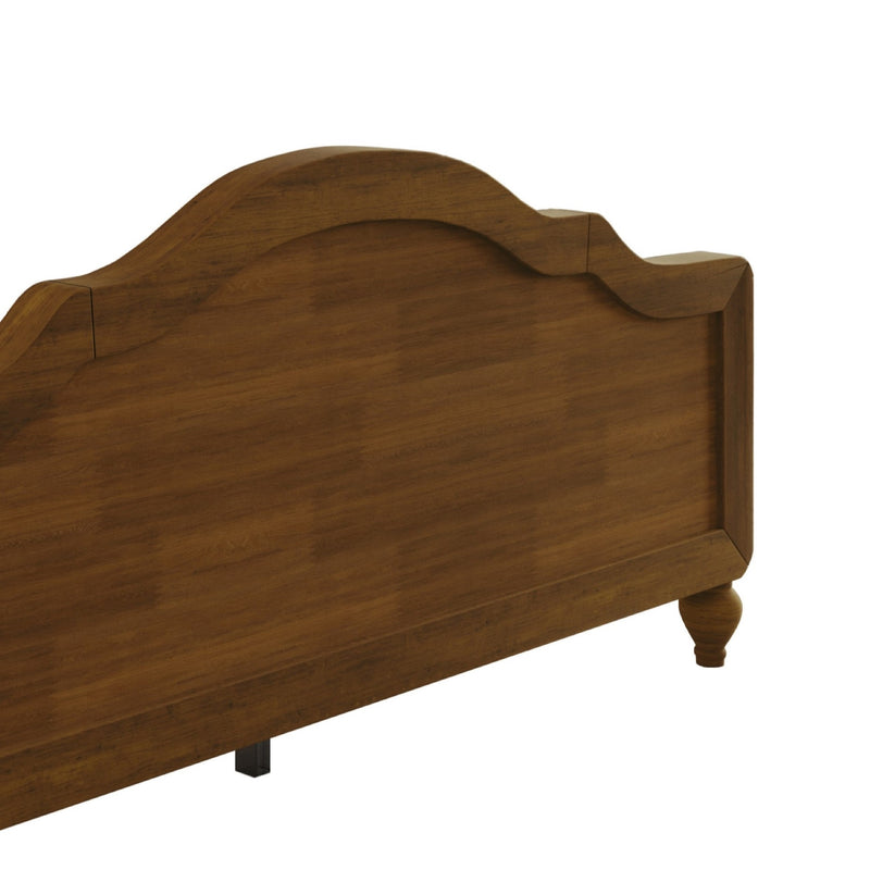 Home Design Hinton Platform Bed Frame, Brown
