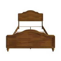 Home Design Hinton Platform Bed Frame, Brown