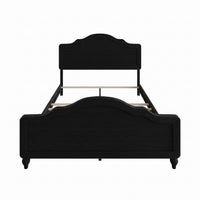 Hinton Twin Platform Bed Frame with Arched Headboard and Footboard, Easy Assembly