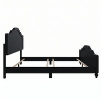 Hinton Twin Platform Bed Frame with Arched Headboard and Footboard, Easy Assembly