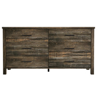 Home Design Niles 6 Drawer Dresser, Brown
