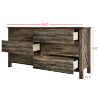 Home Design Niles Queen Bedroom Set, Brown
