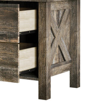 Home Design Niles 2 Drawer Nightstand, Brown