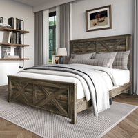 Home Design Niles Queen Bedroom Set, Brown