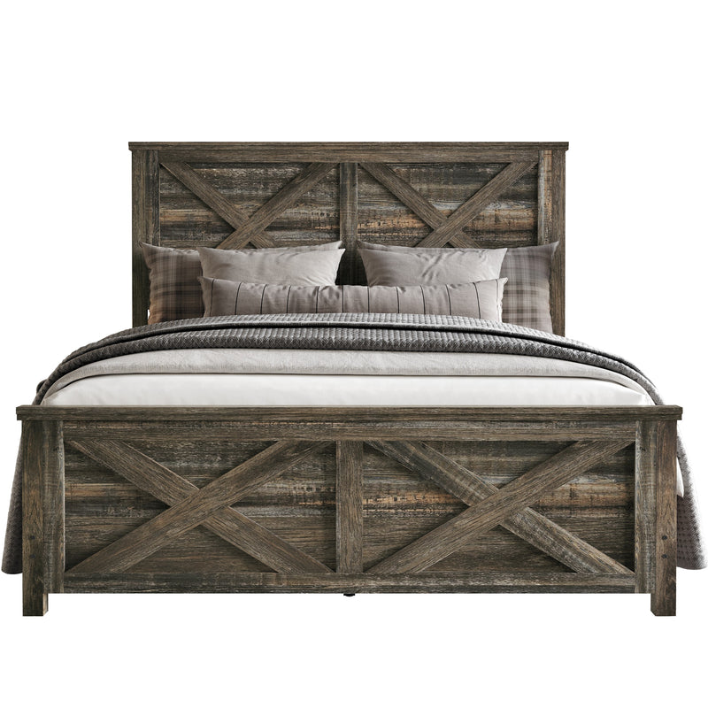 Home Design Niles Queen Bedroom Set, Brown