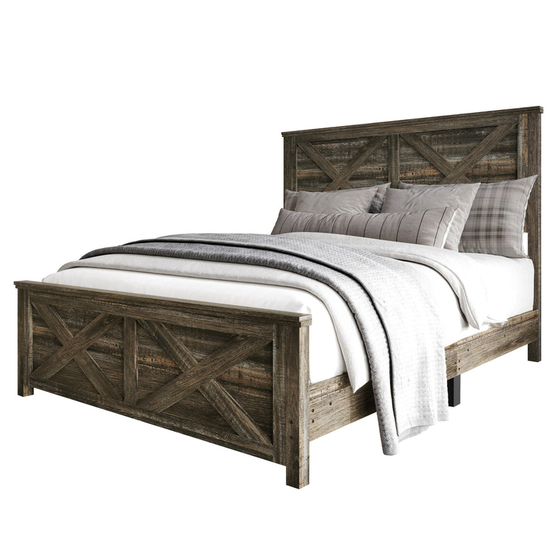 Home Design Niles Queen Bedroom Set, Brown