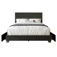 Home Design Kapaa Upholstered Storage Platform Bed Frame For Adult