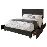 Home Design Kapaa Upholstered Storage Platform Bed Frame For Adult