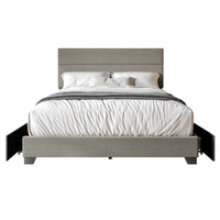 Home Design Kapaa Upholstered Storage Platform Bed Frame For Adult