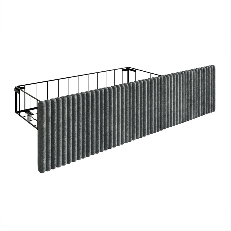 Home Design Rochester Upholstered Storage Platform Bed Frame