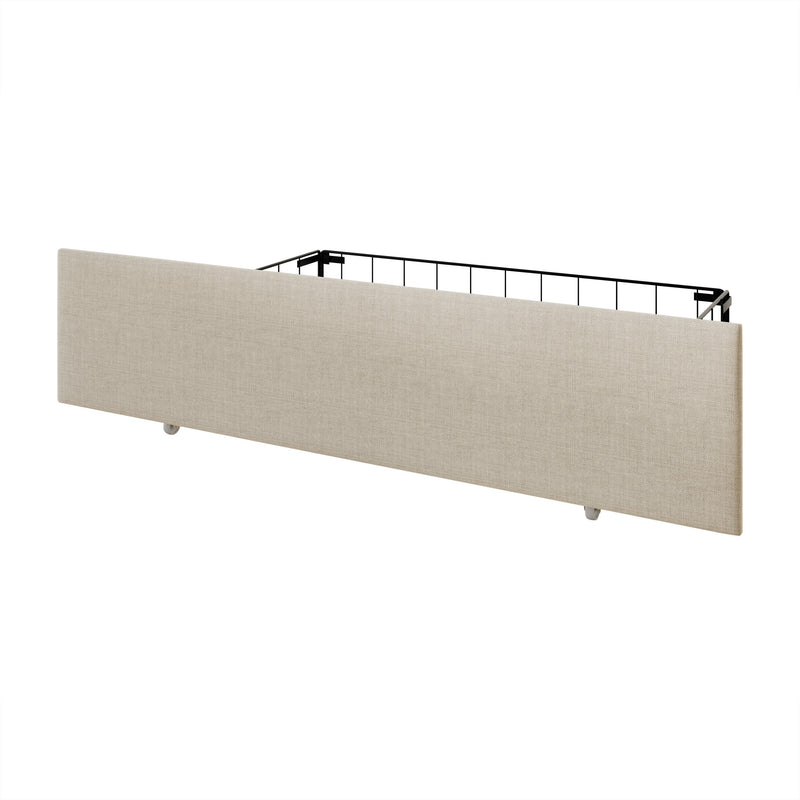 Home Design Greeley Tufted Upholstered Storage Platform Bed Frame