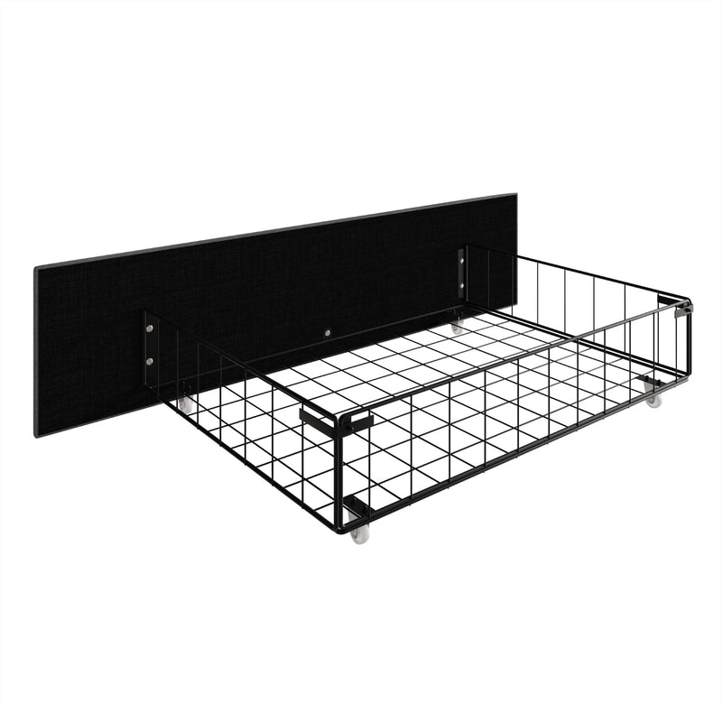Home Design Valdez Upholstered Storage Platform Bed Frame