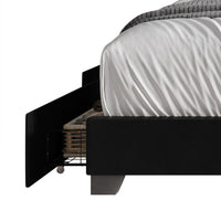 Home Design Valdez Upholstered Storage Platform Bed Frame