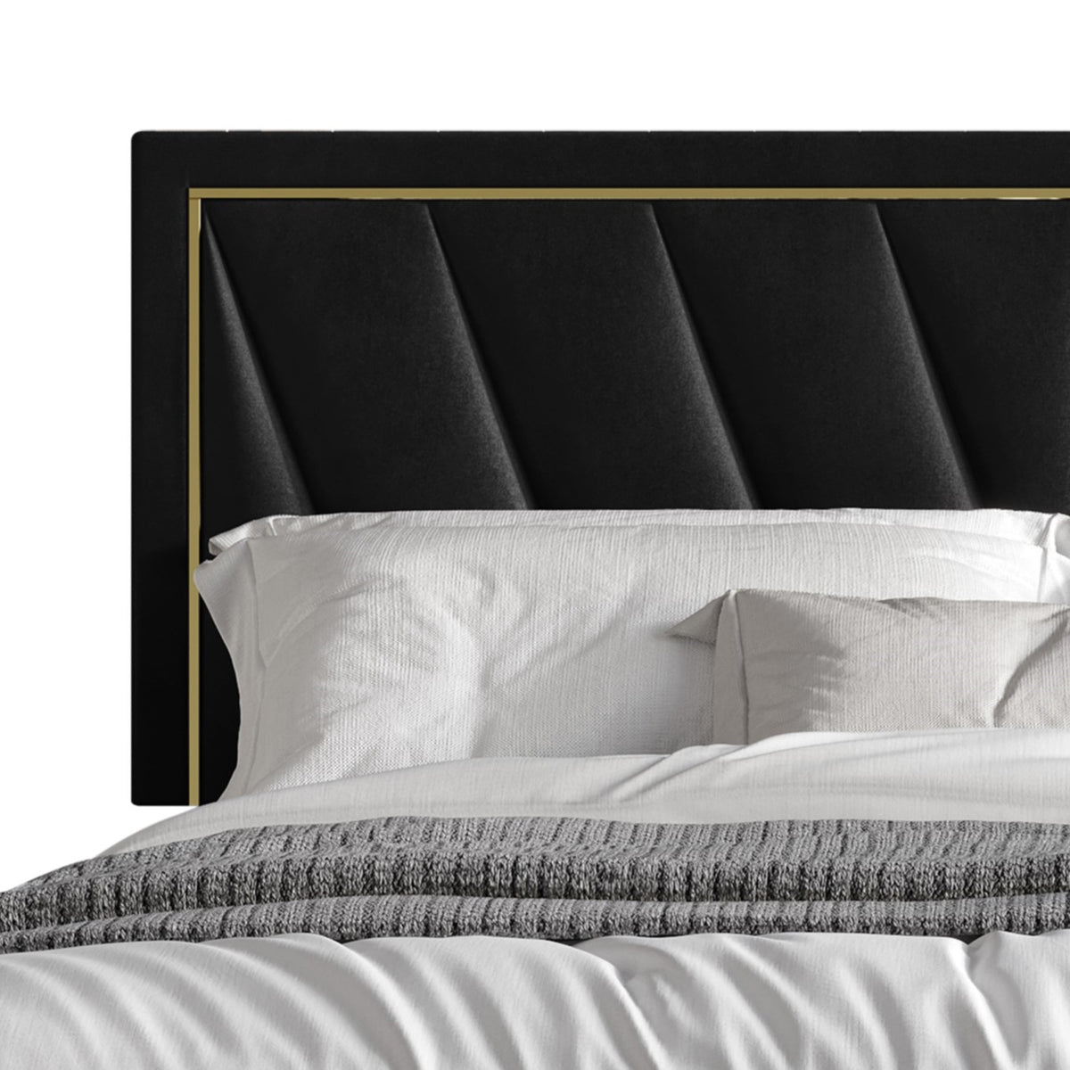 Home Design Valdez Upholstered Storage Platform Bed Frame