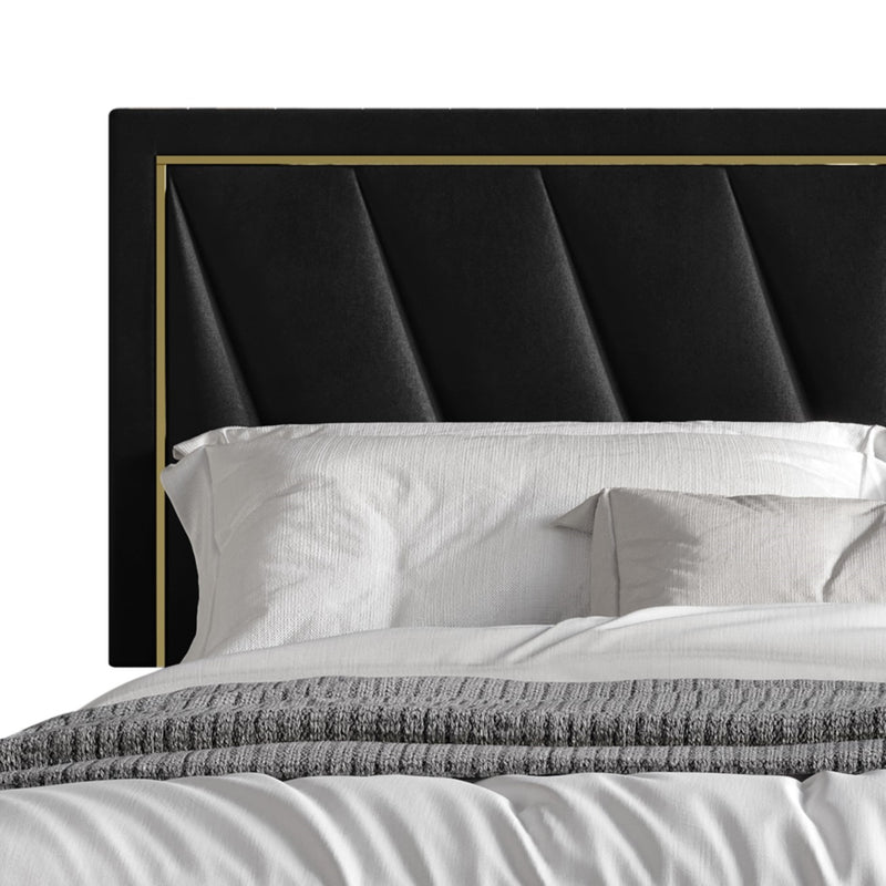 Home Design Valdez Upholstered Storage Platform Bed Frame