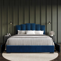 Home Design Yuma Upholstered Storage Platform Bed Frame