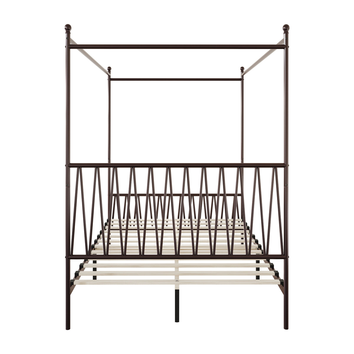 Home Design Dallas Metal Canopy Bed Frame