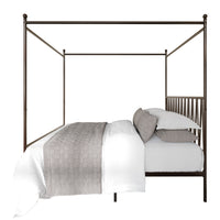 Home Design Dallas Metal Canopy Bed Frame