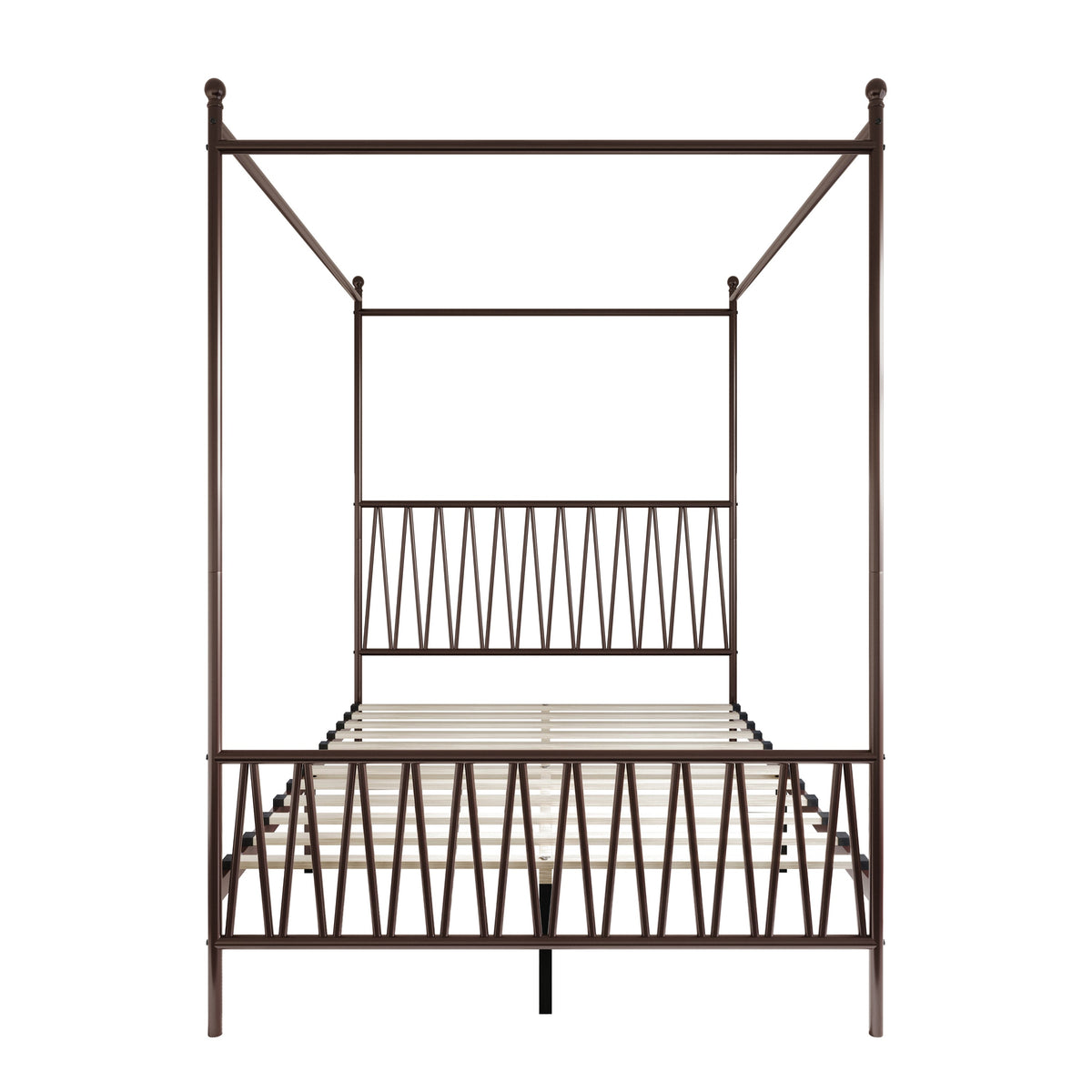 Home Design Dallas Metal Canopy Bed Frame
