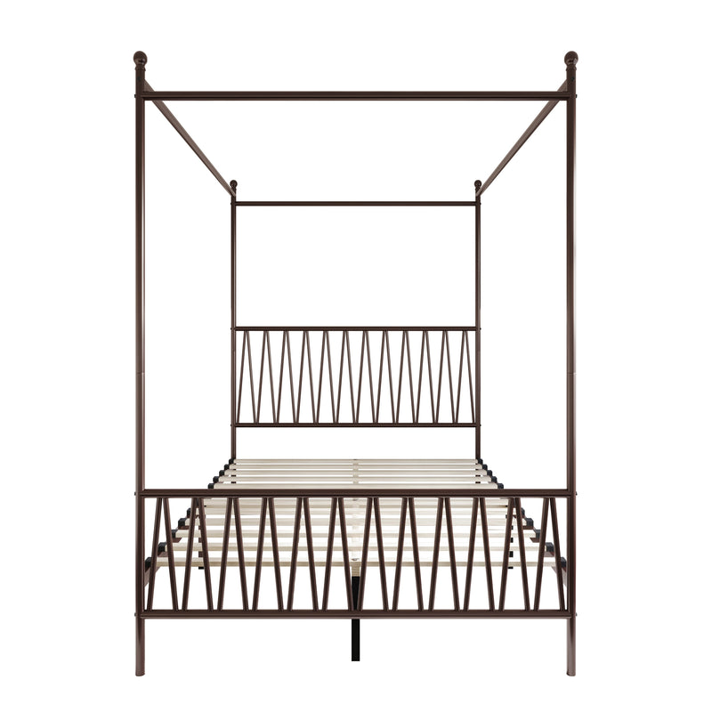Home Design Dallas Metal Canopy Bed Frame