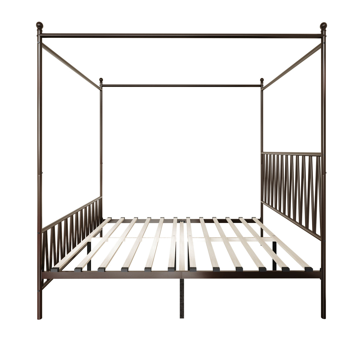 Home Design Dallas Metal Canopy Bed Frame